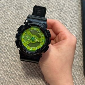 G-Shock GA-110B Black and Green Digital Watch